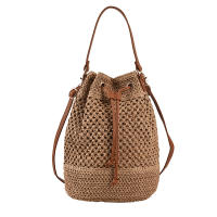 Bolso de Verano para Mujeres Bolso de Hombro de Paja Bolsa Top Mate de Ratán Bolso de Mano Casual de Raffia Crochet Bolso de Playa - details 28