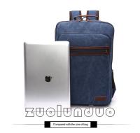 Mochila de lona Vintage para hombre, bolso de hombro de viaje de gran capacidad, mochilas escolares para adolescentes, mochila para ordenador portátil - details 1