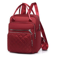 Mochila Oxford impermeable para mujer, bolso de hombro de viaje, Mochila escolar para chicas adolescentes, Color sólido - details 2