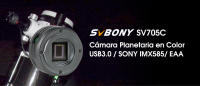 Cámara Planetaria en Color SVBONY SV705C/ IMX585/ EAA/ USB3.0 con Bajo Amplificador Sin Brillo para Imágenes Solares y Lunares 8.3MP - details 0