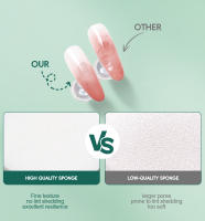 Nailpop 100 Uds esponjas para uñas para Ombre con 1 Uds bolígrafo para diseños de uñas accesorios para uñas degradados bloque de esponja reemplazable - details 2