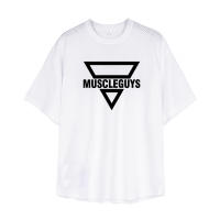New Summer Oversized Quick Dry T-Shirt Gym Bodybuilding Fitness Loose Casual Mesh Short Sleeve Shirt Men Street Hip Hop T Shirt - details 16