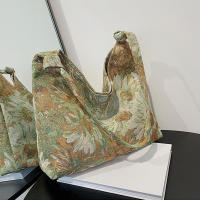 Bolso de hombro de gran capacidad para mujer, bolsos cruzados con pintura al óleo, monederos simples bonitos, bolsos de viaje para mujer, nueva moda - details 25