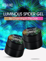 ROSALIND Gel de uñas Spider luminoso, Gel semipermanente, barnices híbridos, pegatinas Web, Base superior para manicura, 5ML - details 0