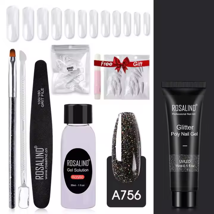 ROSALIND-juego completo de manicura semipermanente, juego de herramientas para extensión rápida de cutículas, molde para extensión de uñas - 1