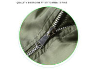 Spring Autumn Men's Bomber Jackets Fashion Men Zipper Pilot Windbreaker Baseball Coats Clothing - details 3