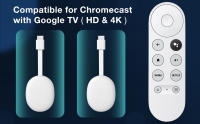 Mando a distancia de repuesto por voz, Compatible con Google Chromecast 4K Snow Smart TV Streaming Stick - details 3