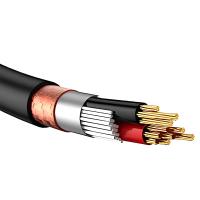 Cable de micrófono dual de 6,35 mm (1/4 de pulgada) a XLR, cable divisor en Y de audio dual mono de 6,35 mm TRS macho a XLR hembra de 3 pines - details 1