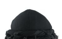 Gorra de Algodón con Flequillo Tejido Estilo Punk para Hombres Gorra de Cabeza de Color Sólido - details 0