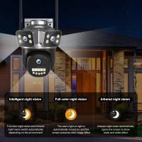 Cámara de Seguridad IP Triple Pantalla Visión Nocturna Impermeable Seguimiento de Movimiento - details 5