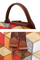 Mochila de viaje para mujer impermeable de cuero PU con bolsillos múltiples bolsa escolar casual para niñas adolescentes - details 20