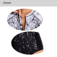 Rashguard-bañador deportivo de una pieza para mujer, traje de baño sin mangas para surfear, ropa de playa - details 5