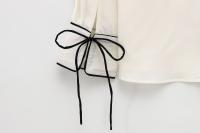 Woman Stylish Classic Minimalist Shirt Blouse With Bow New 2025 Spring Casual Office Commuter Shirts Blusas Mujer - details 11