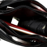 Bolso de cuero PU para mujer, bandolera suave de diseñador, de gran capacidad, de lujo, a la moda - details 22