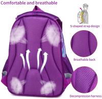 Mochilas escolares para adolescentes, niñas y niños, mochila escolar con estampado de dibujos animados, resistente al agua, de anime - details 5