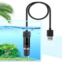 Mini varilla de calentamiento de acuario USB para pecera pequeña, calentador de acuario de temperatura constante, termostato sumergible, calentador de 10W, 26 ﾰC - details 5