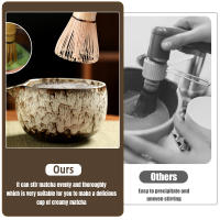 Juego de Té Matcha de Bambú Seguro 6 Piezas de Cerámica y Porcelana para Amantes del Té - details 5