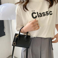 Mini bolso de mano de cuero PU para mujer, bandolera de hombro de Color sólido, bolso de compras con asa para teléfono, nueva moda - details 8
