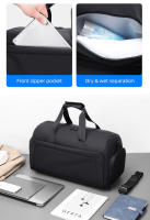 Bolsa deportiva para Fitness con bolsillo para zapatos, bolso para ordenador portátil para viajes al aire libre, negocios, viajes, bolso de hombro grande y húmedo para larga distancia - details 8