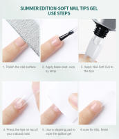 Nailpop Soft Nail Tips Gel EDICIÓN VERANO INVIERNO con Fórmula de Vitamina E para Uñas Postizas Fijación Fuerte y Uñas Hermosas 20g - details 7