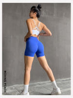 Movimiento de mujeres Yoga sin pantalones cortos de cintura alta Pantalones de deporte Fitness gran elasticidad transpirables cortos APJ - details 11