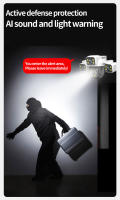 Cámara de Seguridad WiFi de Tres Pantallas Visión Nocturna Infrarroja Seguimiento Automático - details 9