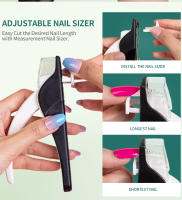 Cortauñas Nailpop, tijeras acrílicas en forma de U para uñas postizas, cortador de bordes de puntas de uñas, manicura con medidor, herramientas de corte precisas - details 3
