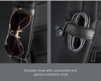 Mochila de Laptop Slim Kingsons para Hombres Bolsa de Negocios Unisex Negra Ultraligera para Trabajo en Oficina Tamaño 15.6 pulgadas - details 26