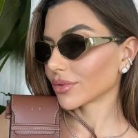 Gafas de sol para hombre, diseño de marca de lujo, gafas de sol poligonales únicas - details 2