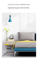 Papel Tapiz 3D Autoadhesivo de Ladrillo de Espuma Antigua Decoración de Pared Impermeable para Sala de Estar Dormitorio - details 4