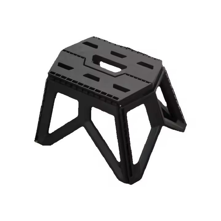Silla pequeña de carga alta duradera plegable portátil para exteriores, taburete de playa para pesca, taburete para acampar - 1