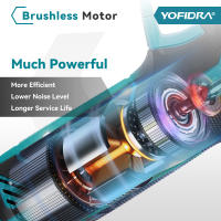 YOFIDRA Tijeras de podar eléctricas sin escobillas de 38 mm, 2 velocidades, inalámbricas, para árboles frutales, bonsáis, tijeras eléctricas para batería de 21 V y 18 V - details 8