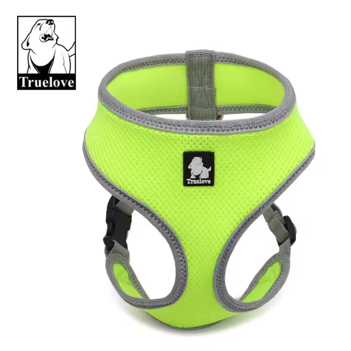 Truelove-arnés de malla transpirable para perro, correa de nailon, chaleco suave para caminar, Collar para perros pequeños y medianos, TLH1911 - 1