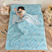 Saco de dormir antisuciedad de algodón 100% para Hotel, Sábana suave de viaje individual doble, saco de dormir portátil de viaje para adultos - details 14