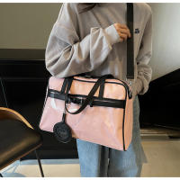 Bolsa de gimnasio para Fitness, bolso de hombro tipo bandolera portátil multifuncional para viajes al aire libre de gran capacidad, viaje de corta distancia - details 1