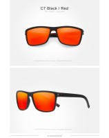 KIINGSEVEN gafas de sol polarizadas para hombre, gafas deportivas rectangulares con montura grande TR90 UV400, protección ocular para conducir, gafas antideslumbrantes para hombre y mujer - details 10