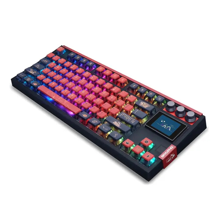 SKYLOONG GK87 Pro Teclado de Juegos Inalámbrico Teclas Mecánicas RGB LED Conexión Bluetooth - 1