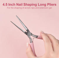Alicates de Arte para Uñas KDAS Pinzas Punzónicas de Acero Herramienta de Manicura para Extensión de Uñas y Punta Larga - details 0