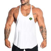 Summer Men's Fitness Pure Cotton Sweat-absorbing Marathon Running Sports Fashion Breahable Sleeveless Vest - details 8