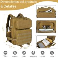 Mochila Táctica Militar Rucksack de Asalto Molle para Viajes al Aire Libre Caza y Campamento - details 19