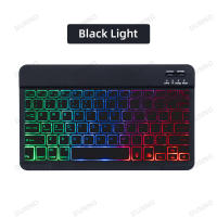 Teclado inalámbrico recargable RGB con luz de fondo para iPad Tablet Phone PC Android IOS Windows Bluetooth estilo contemporáneo layout QWERTY 71 a 81 teclas especialidades de teclado recargable - details 4