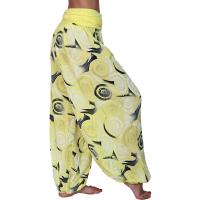 Pantalones sueltos para mujer Pantalones de pierna ancha con cintura Pantalones harén sueltos - details 5