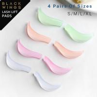 Jelly 4 pares de elevadores de pestañas de silicona, Kit de almohadillas para permanente, herramienta de varillas para rizador de ojos - details 0