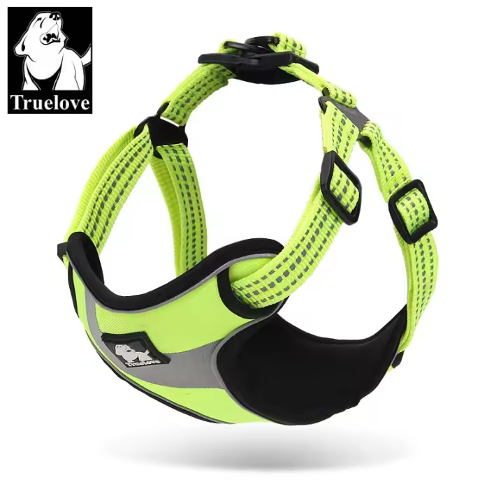 Truelove-arnés de nailon ajustable para mascotas, chaleco de aventura al aire libre, 3M, reflectante, protector, para caminar - 1
