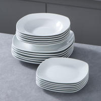 Elisa-Juego de vajilla de porcelana para 6 personas, 18 piezas - details 2