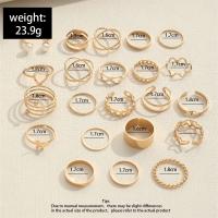 Juego de Anillos Geométricos Bohemios 30 Piezas de Oro y Plata para Uñas - details 16