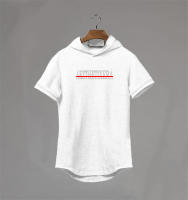 Fashion Short-Sleeved Hooded Print T Shirt Men Casual Fitness Top Hip Hop Loose Streetwear Summer Breathbale Cotton Gym Shirts - details 13