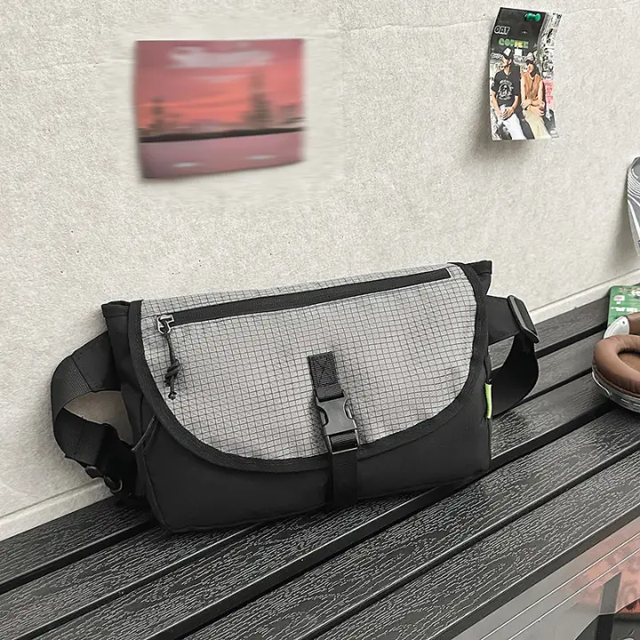 Bolsa cruzada para gimnasio y Fitness, bandolera de almacenamiento grande, bolsa de pecho para ir de compras, ligera, para viajes al aire libre, ciclismo y senderismo - 1