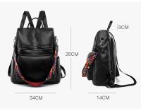 Mochila de cuero de alta calidad para mujer, bolso escolar para adolescentes y niñas, mochila de viaje de gran capacidad, nuevo diseño, 2022 - details 5