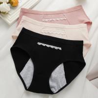 Ropa interior sexy transpirable y menstrual de algodón a prueba de fugas para hombre, ropa interior fisiológica íntima para mujer - details 1